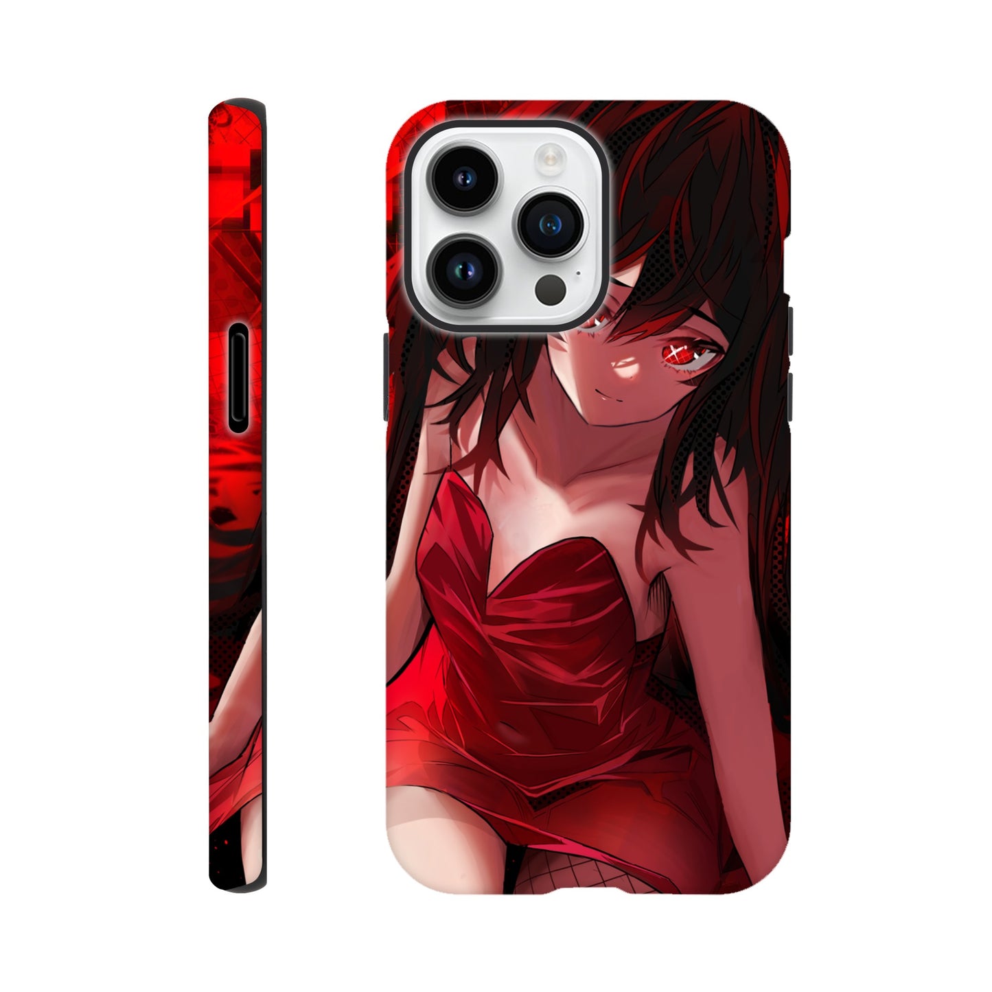 "RED." Tough Phone Case