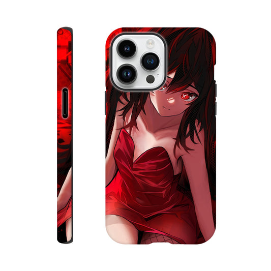 "RED." Tough Phone Case